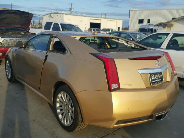 1G6DA1E38D0110794 - 2013 CADILLAC CTS GOLD photo 3