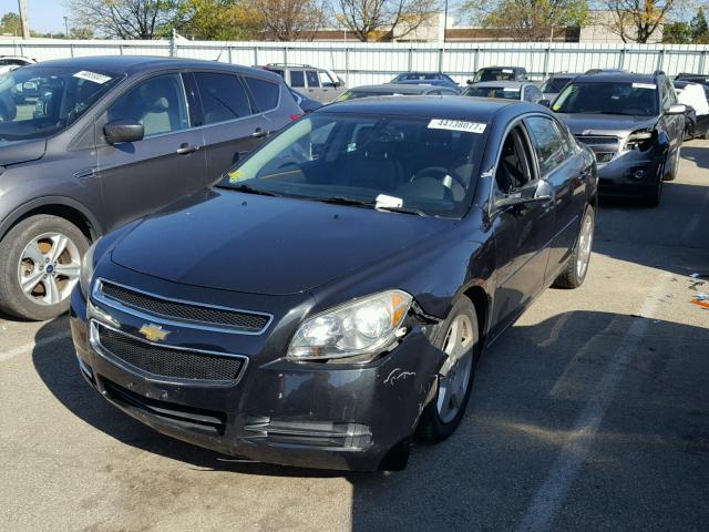 1G1ZJ577894228394 - 2009 CHEVROLET MALIBU 2LT BLACK photo 2