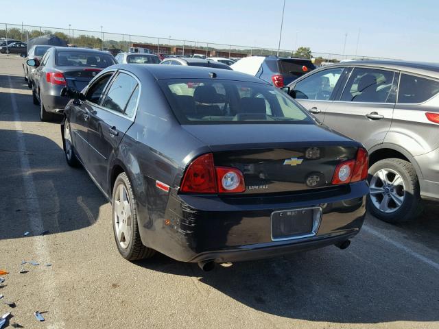 1G1ZJ577894228394 - 2009 CHEVROLET MALIBU 2LT BLACK photo 3