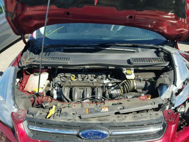 1FMCU0G77FUB45179 - 2015 FORD ESCAPE SE RED photo 7