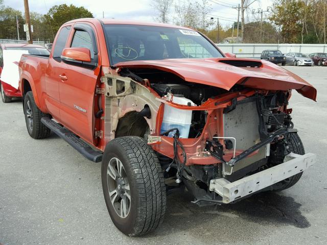 5TFSZ5AN1HX055078 - 2017 TOYOTA TACOMA ORANGE photo 1