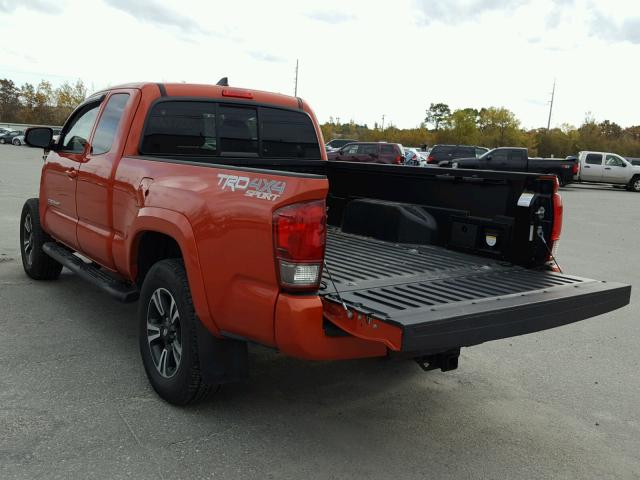 5TFSZ5AN1HX055078 - 2017 TOYOTA TACOMA ORANGE photo 3