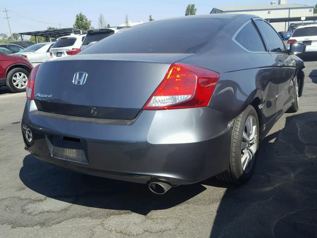 1HGCS1A34BA009031 - 2011 HONDA ACCORD LX- GRAY photo 4