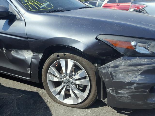 1HGCS1A34BA009031 - 2011 HONDA ACCORD LX- GRAY photo 9