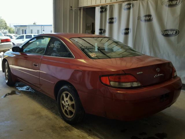 2T1CG22P21C530055 - 2001 TOYOTA CAMRY SOLA RED photo 3