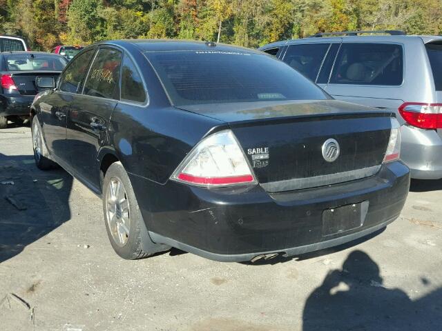 1MEHM42WX9G634354 - 2009 MERCURY SABLE PREM BLACK photo 3