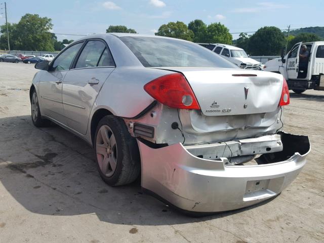 1G2ZG57B894134319 - 2009 PONTIAC G6 SILVER photo 3