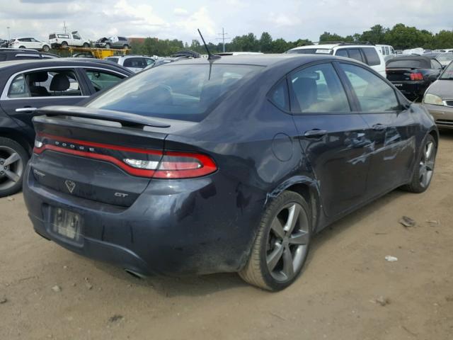 1C3CDFEB4ED675014 - 2014 DODGE DART GT CHARCOAL photo 4