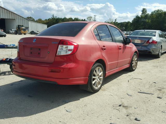 JS2YC415485107245 - 2008 SUZUKI SX4 CONVEN RED photo 4