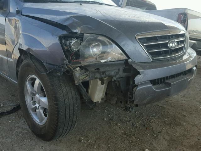 KNDJD735485835848 - 2008 KIA SORENTO EX GRAY photo 9