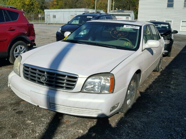 1G6KD54Y14U163056 - 2004 CADILLAC DEVILLE WHITE photo 2