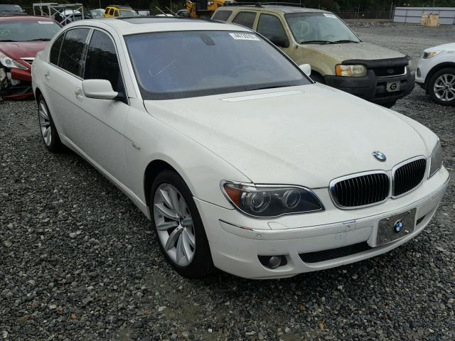 WBAHN83547DT70085 - 2007 BMW 750 WHITE photo 1