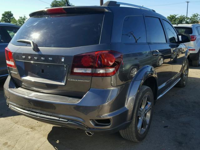 3C4PDCGG3FT714904 - 2015 DODGE JOURNEY CR GRAY photo 4