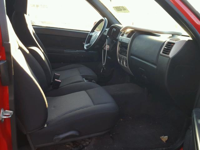 1GCESCD93A8107931 - 2010 CHEVROLET COLORADO L RED photo 5