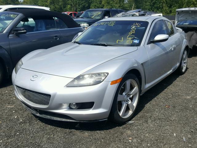 JM1FE17N140102822 - 2004 MAZDA RX8 SILVER photo 2