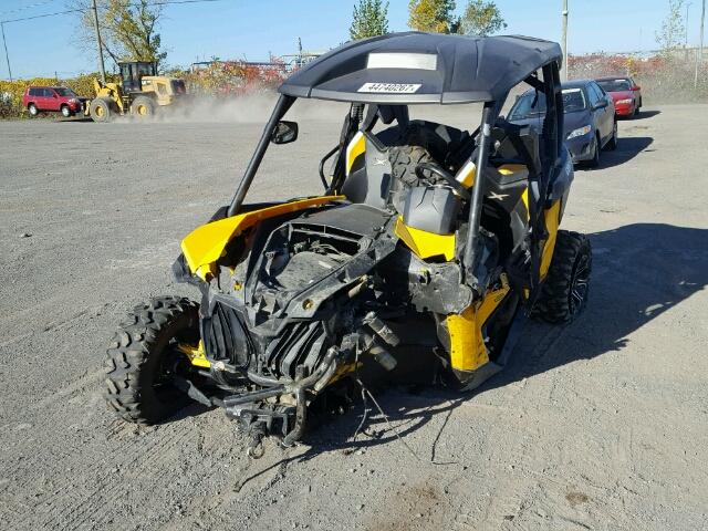 3JBPXLP17EJ000001 - 2014 CAN-AM MAVERICK 1 YELLOW photo 2