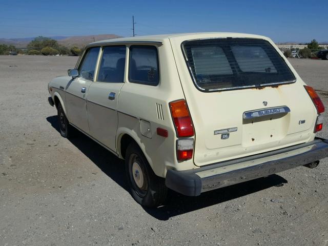 A66L305313 - 1978 SUBARU OUTBACK YELLOW photo 3