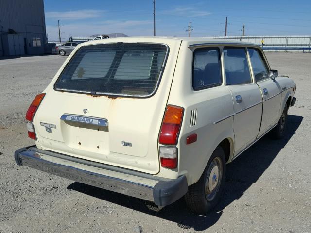 A66L305313 - 1978 SUBARU OUTBACK YELLOW photo 4