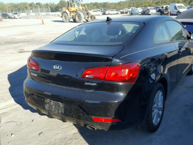 KNAFX6A86F5369449 - 2015 KIA FORTE EX BLACK photo 4