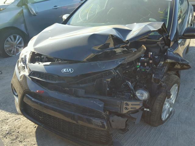 KNAFX6A86F5369449 - 2015 KIA FORTE EX BLACK photo 7