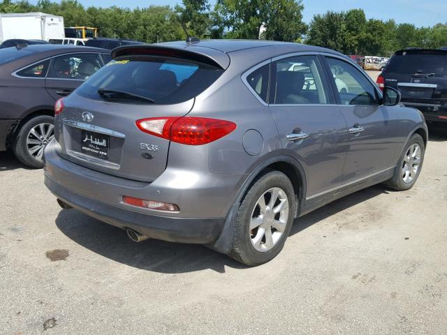 JNKAJ09F28M357403 - 2008 INFINITI EX35 BASE GRAY photo 4
