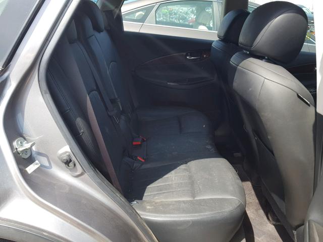 JNKAJ09F28M357403 - 2008 INFINITI EX35 BASE GRAY photo 6