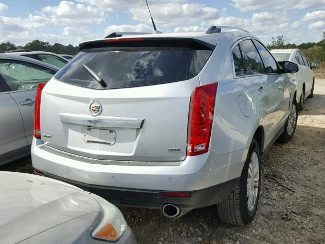 3GYFNAE39CS615562 - 2012 CADILLAC SRX LUXURY SILVER photo 4