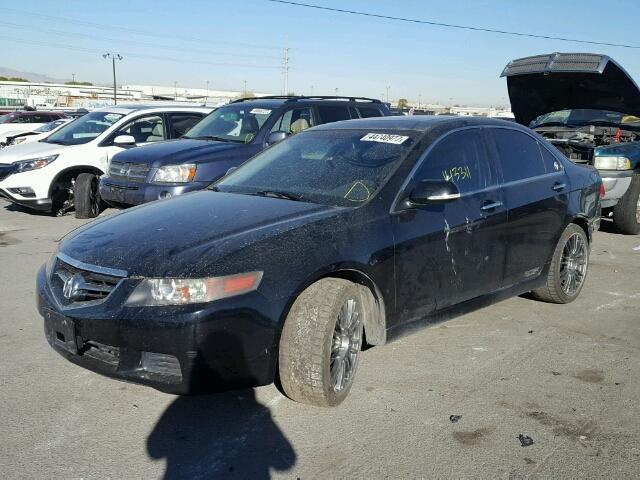 JH4CL95875C027580 - 2005 ACURA TSX BLACK photo 2