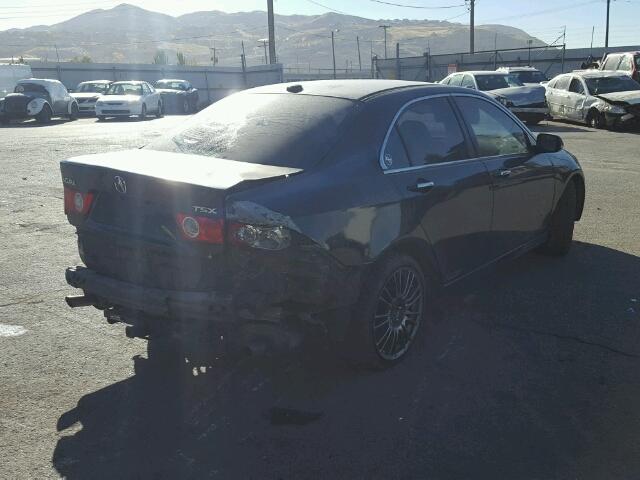 JH4CL95875C027580 - 2005 ACURA TSX BLACK photo 4