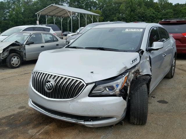 1G4GB5G32FF114248 - 2015 BUICK LACROSSE SILVER photo 2