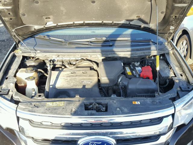 2FMDK3JCXDBA31262 - 2013 FORD EDGE SEL BLACK photo 7