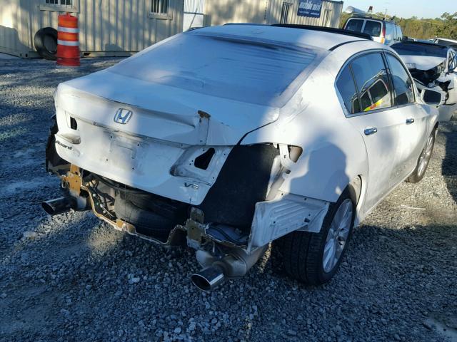 1HGCR3F8XEA002987 - 2014 HONDA ACCORD EXL WHITE photo 4