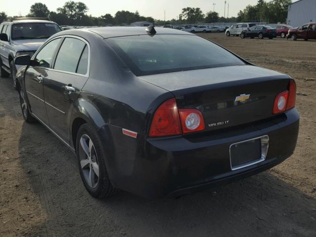 1G1ZC5E09CF298515 - 2012 CHEVROLET MALIBU 1LT შავი ფოტო 3