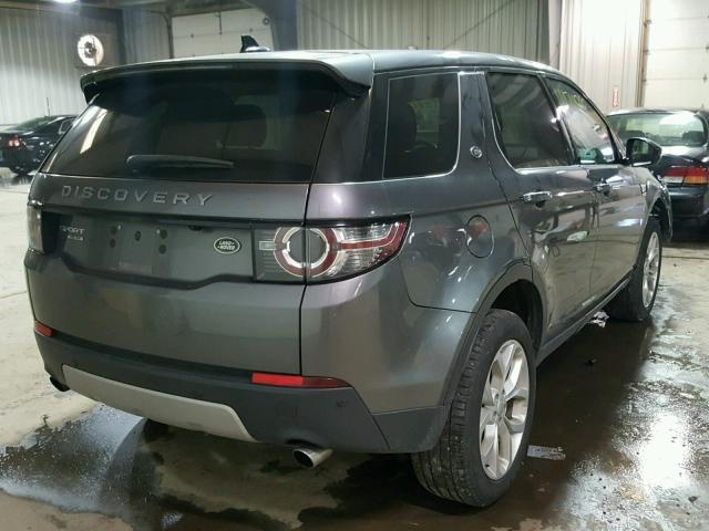 SALCR2BGXGH589524 - 2016 LAND ROVER DISCOVERY CHARCOAL photo 4