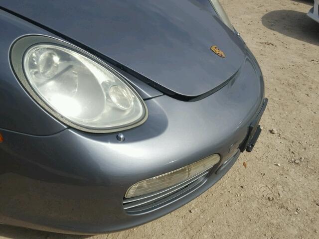 WP0CB29805U731281 - 2005 PORSCHE BOXSTER S GRAY photo 10