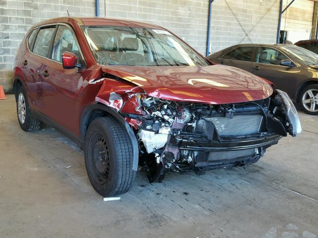 JN8AT2MT0GW025116 - 2016 NISSAN ROGUE S RED photo 1