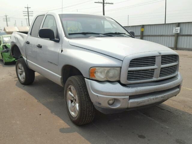 1D3HU18Z02J227130 - 2002 DODGE RAM 1500 SILVER photo 1