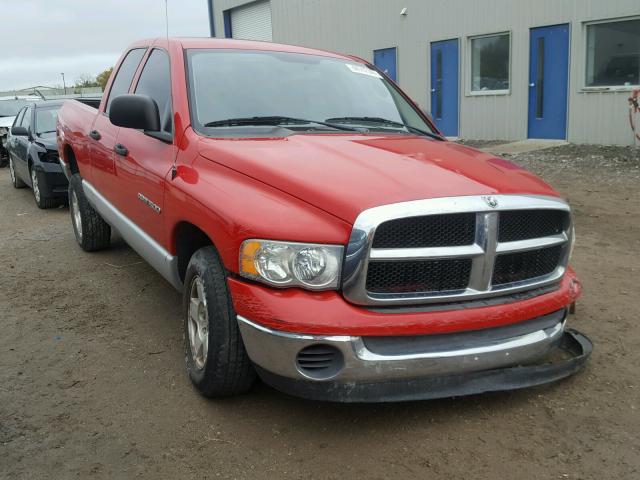 1D7HA18N55J619982 - 2005 DODGE RAM 1500 S RED photo 1