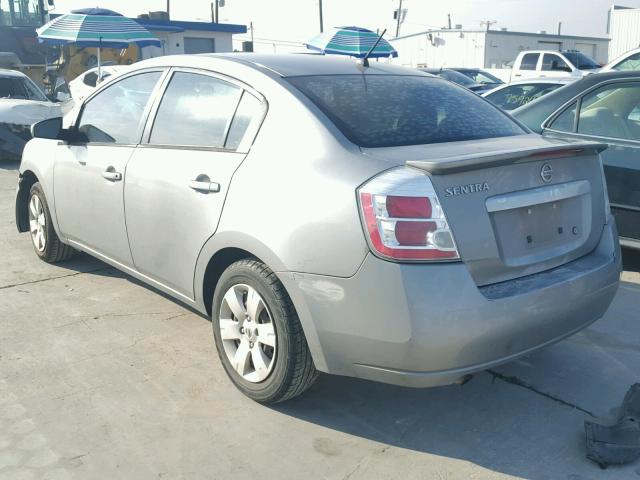 3N1AB6AP1CL638572 - 2012 NISSAN SENTRA GRAY photo 3