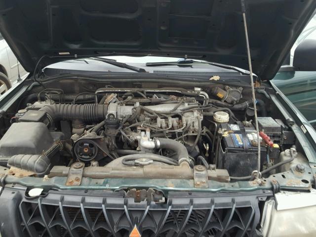 JA4MT31R52J015222 - 2002 MITSUBISHI MONTERO SP GREEN photo 7