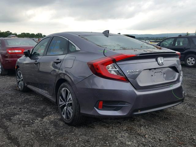 19XFC1F72HE203079 - 2017 HONDA CIVIC EXL 灰色 照片 3