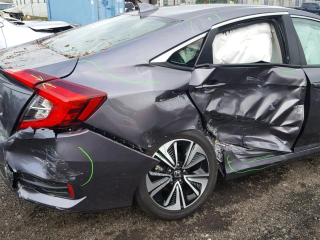 19XFC1F72HE203079 - 2017 HONDA CIVIC EXL 灰色 照片 9