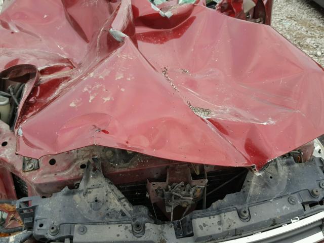 2G1WT58K689279145 - 2008 CHEVROLET IMPALA LT MAROON photo 7