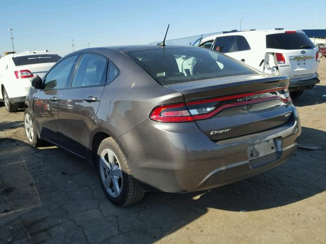 1C3CDFBB5FD236815 - 2015 DODGE DART SXT GRAY photo 3