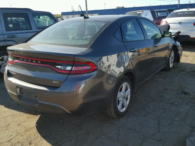 1C3CDFBB5FD236815 - 2015 DODGE DART SXT GRAY photo 4