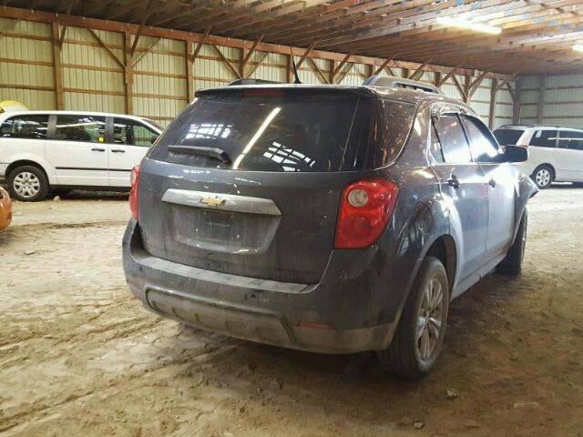 2CNALDEC1B6345338 - 2011 CHEVROLET EQUINOX LT GRAY photo 4