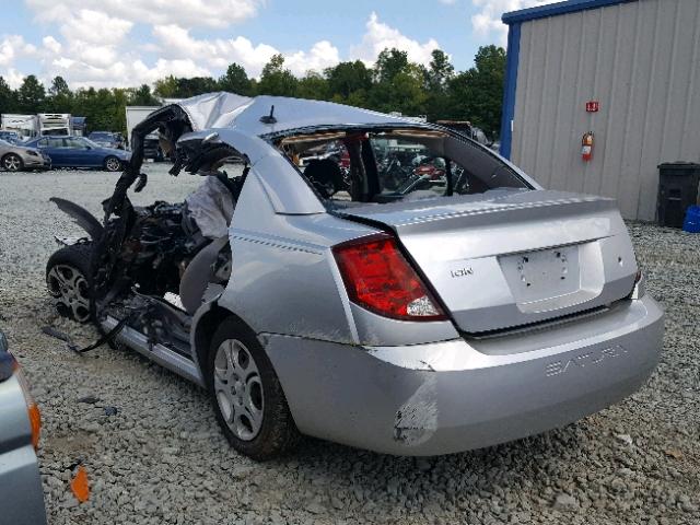 1G8AJ55F37Z165441 - 2007 SATURN ION LEVEL SILVER photo 3