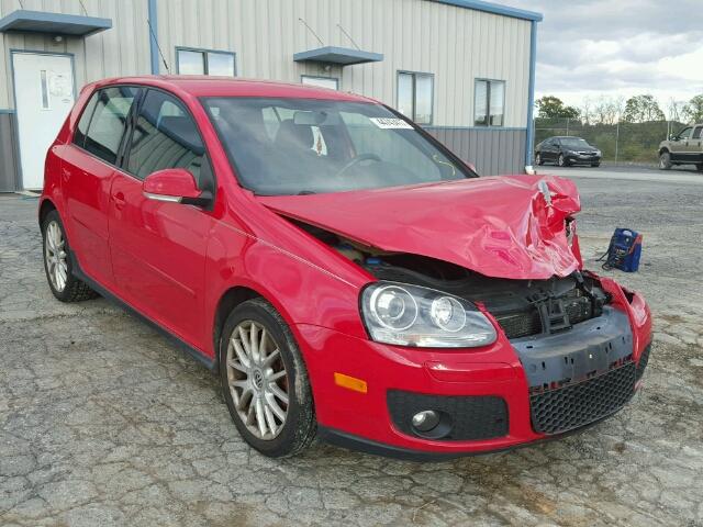 WVWHV71K87W122240 - 2007 VOLKSWAGEN NEW GTI RED photo 1