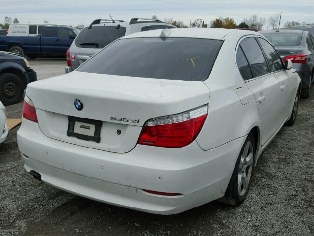 WBANV93578CW56013 - 2008 BMW 535 XI WHITE photo 4