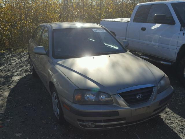 KMHDN56D65U165752 - 2005 HYUNDAI ELANTRA GL GOLD photo 1